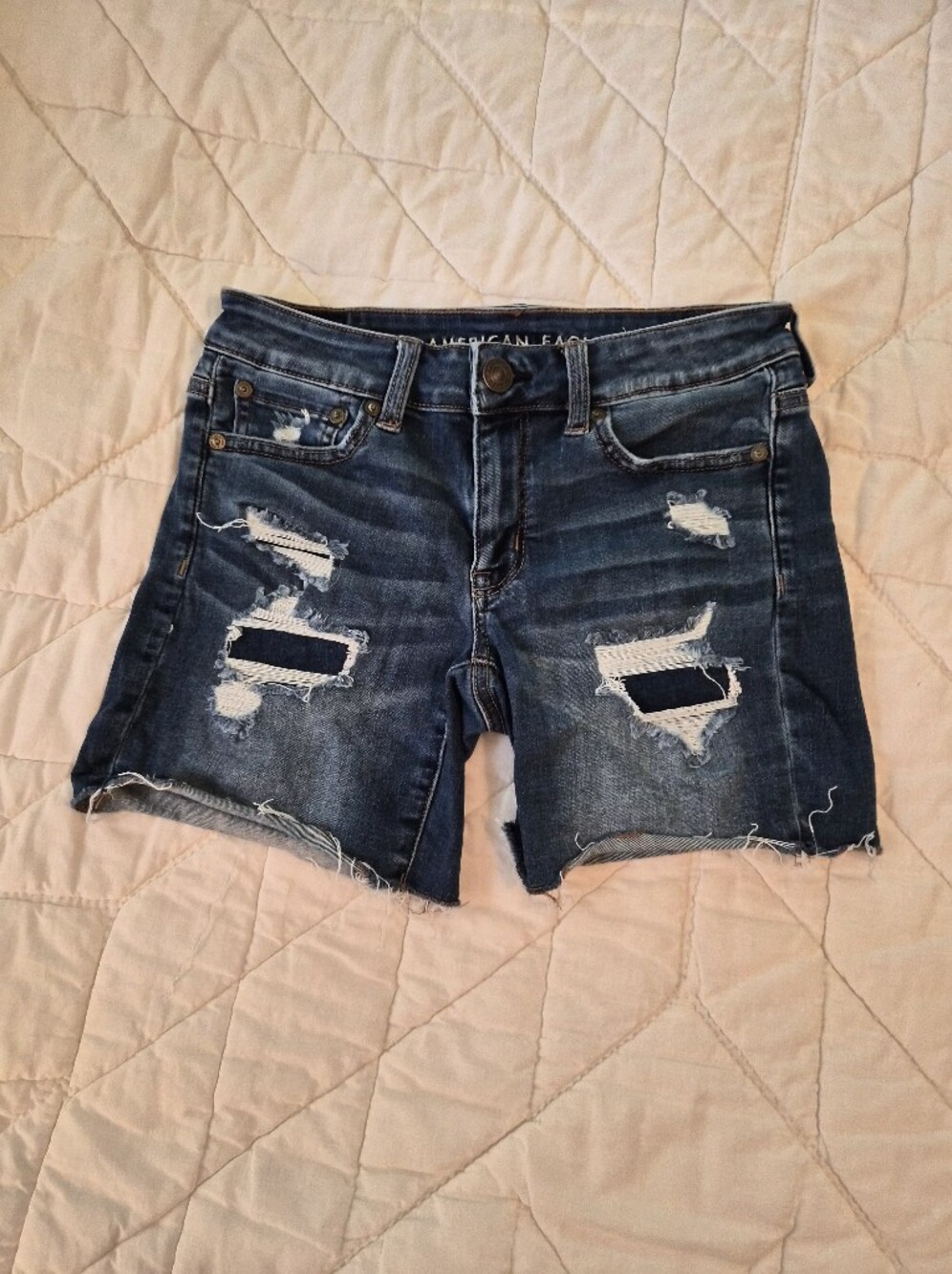Bundle -American Eagle Distressed Shorts -2 for one price - Size 2 - Picture 2 of 16